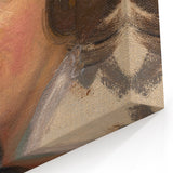 Modern Wall Art - Classic Portrait in Soft, Neutral Brushstrokes