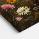 Highland Cow with Floral Crown - Wildlife Painting Wall Art