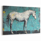 Abstract Horse Painting - Wildlife Art for Home Decor