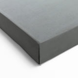 Foggy Lake Abstract Landscape - Reflective Trees Minimalist Canvas