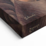 Modern Wall Art - Expressive Portrait of Lovers in Warm Earthy Tones
