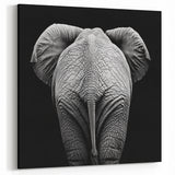 Elephant in Black and White - Wildlife Photography Wall Art
