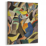 Modern Wall Art - Dynamic Abstract Composition in Bold, Vibrant Colors