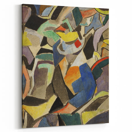 Modern Wall Art - Dynamic Abstract Composition in Bold, Vibrant Colors