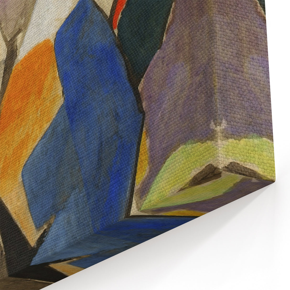 Modern Wall Art - Dynamic Abstract Composition in Bold, Vibrant Colors