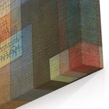Modern Wall Art - Abstract Geometric Architecture in Warm Tones