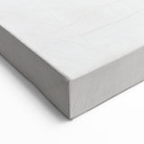 Modern Wall Art - Minimalist Composition in Gray, White, and Red
