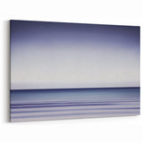 Modern Abstract Landscape Art - Tranquil Ocean Horizon Canvas Print
