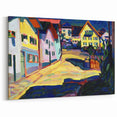Murnau Street View" Abstract Modern Art - Contemporary Wall Decor