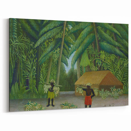 Banana Harvest" Modern Wall Art - Contemporary Tropical Decor