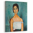 Christina" Portrait Modern Wall Art - Abstract Contemporary Decor