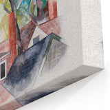 Rooftops and Trees" Modern Wall Art - Abstract Contemporary Decor