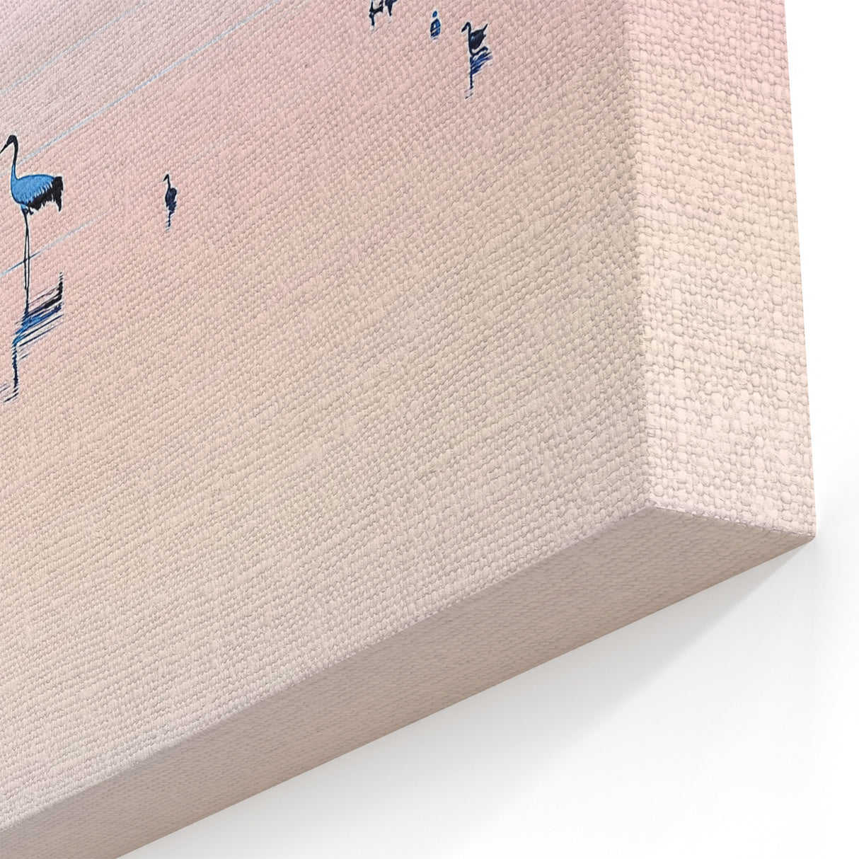 Contemporary Landscape Prints - Minimalist Bird Reflection Art