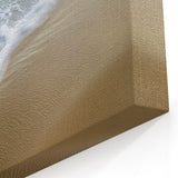 Coastal Retreat Wall Art - Serene Ocean Waves on Sandy Shore