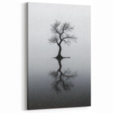 Reflection of Solitude - Minimalist Abstract Landscape Art