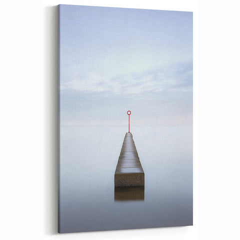 Pathway to Stillness - Minimalist Abstract Landscape Art