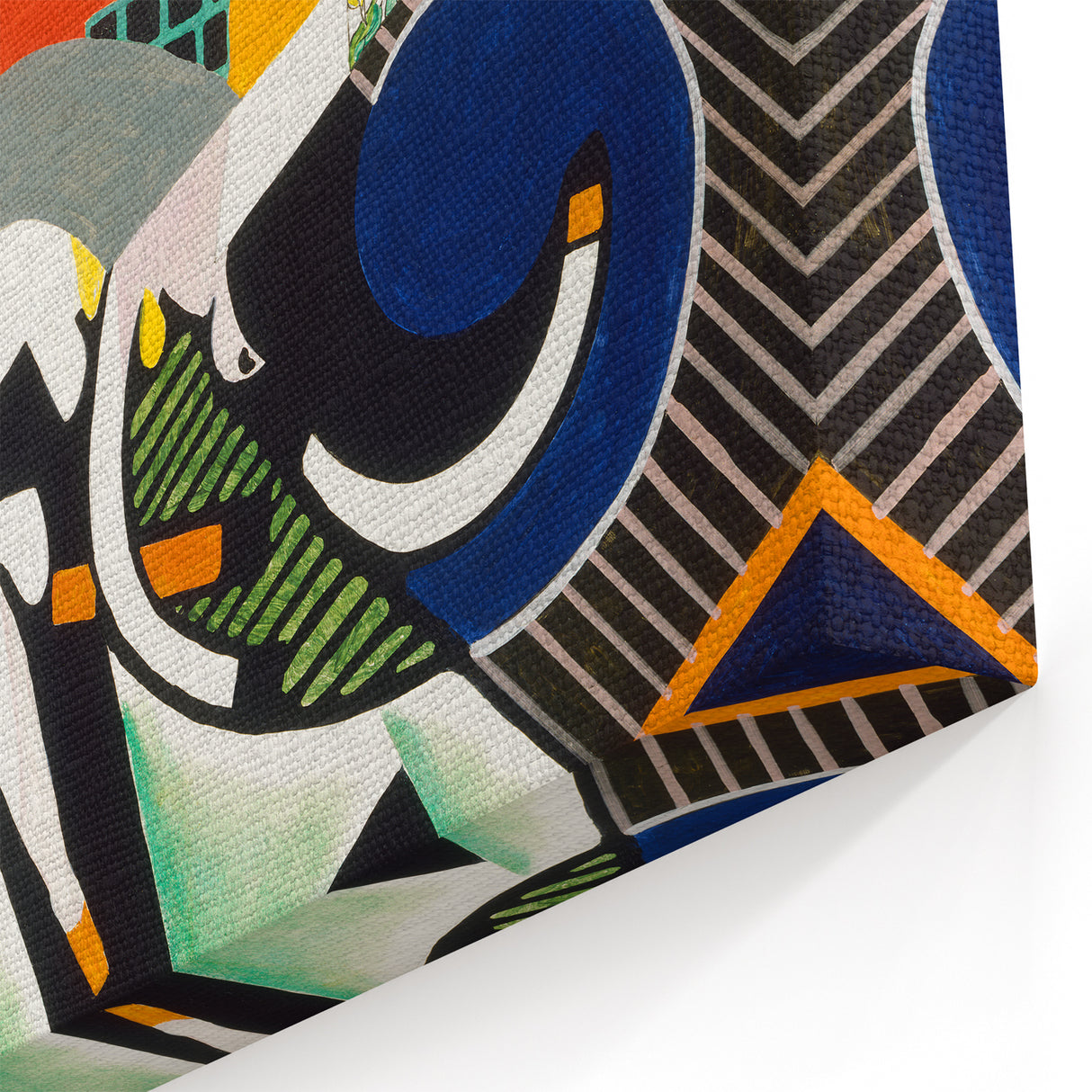 The Thundershower" Abstract Modern Art - Bold Contemporary Decor