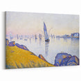 Evening Calm, Concarneau" Modern Wall Art - Serene Contemporary Coastal Decor