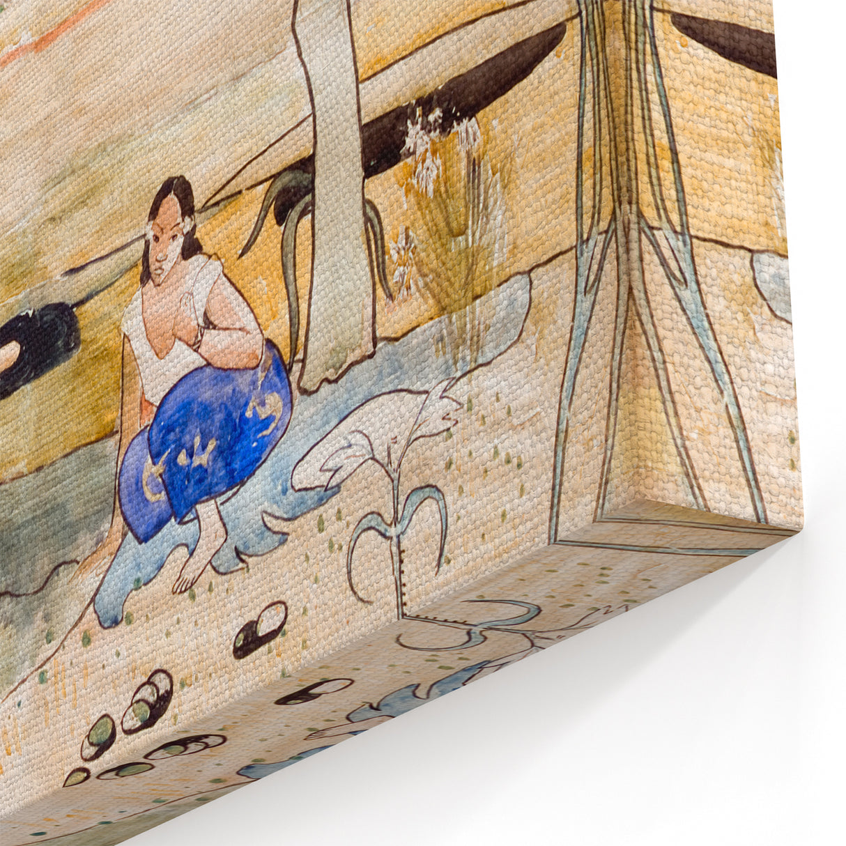 Tahiti Study" Modern Wall Art - Exotic Contemporary Decor
