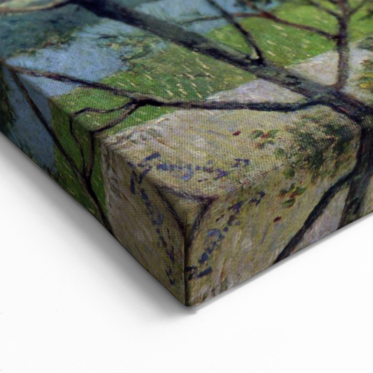 The Market Gardens of Vaugirard" Modern Wall Art - Lush Contemporary Landscape Decor