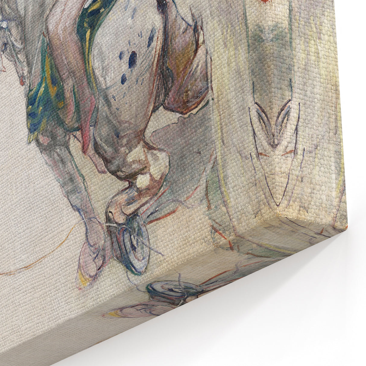 Equestrienne (At the Cirque Fernando)" Modern Wall Art - Captivating Contemporary Circus Decor