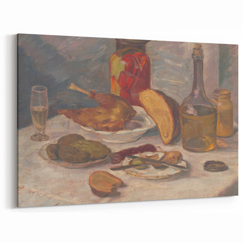 Banquet Still Life" Modern Wall Art - Elegant Contemporary Kitchen Decor