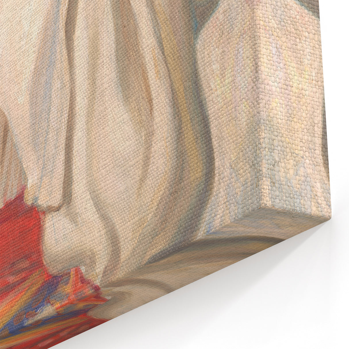 Modern Wall Art - Vibrant Portrait of Elegance in Minimalist Style