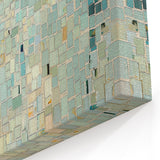 Minimalist Abstract Mosaic Art - Soft Geometric Tile Patterns