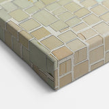 Minimalist Abstract Mosaic Art - Soft Geometric Tile Patterns