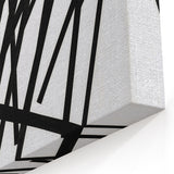 Minimalist Black and White Abstract Art