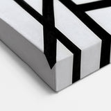 Minimalist Black and White Abstract Art