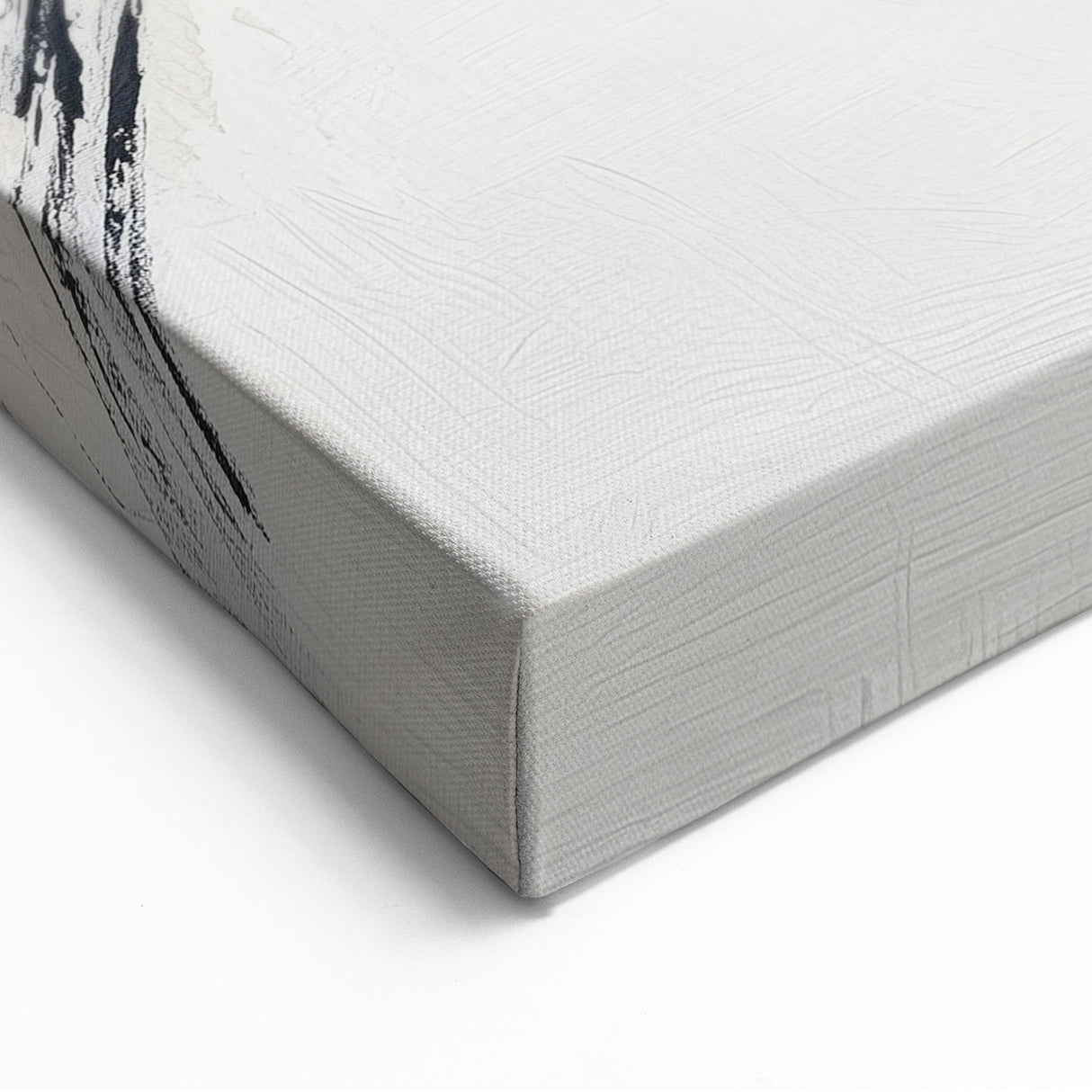 Abstract Monochrome Minimalist Art - Dynamic Black and Gray Strokes