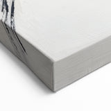 Abstract Monochrome Minimalist Art - Dynamic Black and Gray Strokes