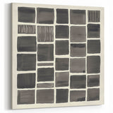 Minimalist Abstract Art - Geometric Squares in Shades of Gray