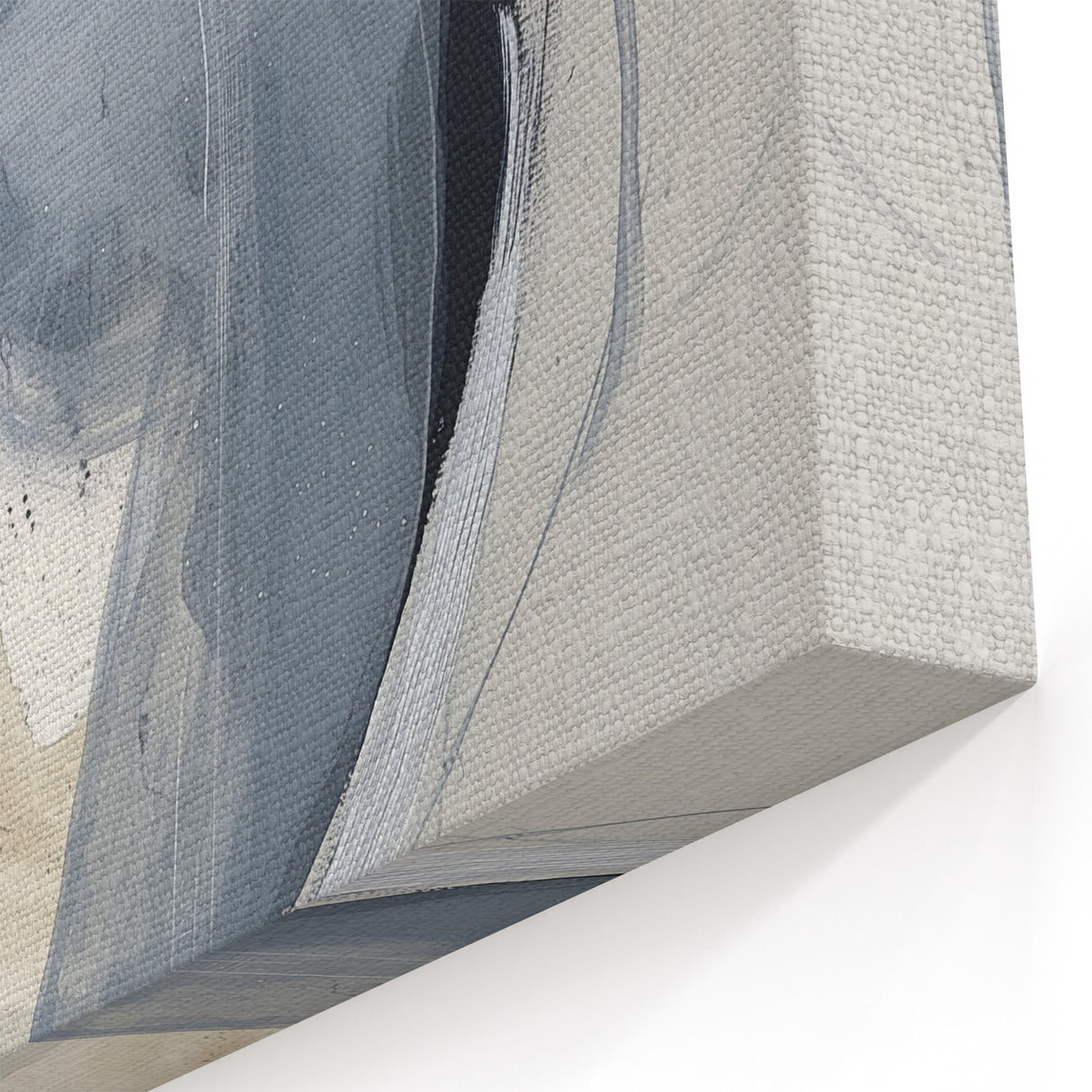 Minimalist Geometric Abstract Art - Black and Gray Circular Patterns