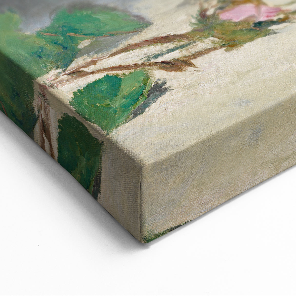 Moss Roses in a Vase - Impressionist Floral Art by Edouard Manet