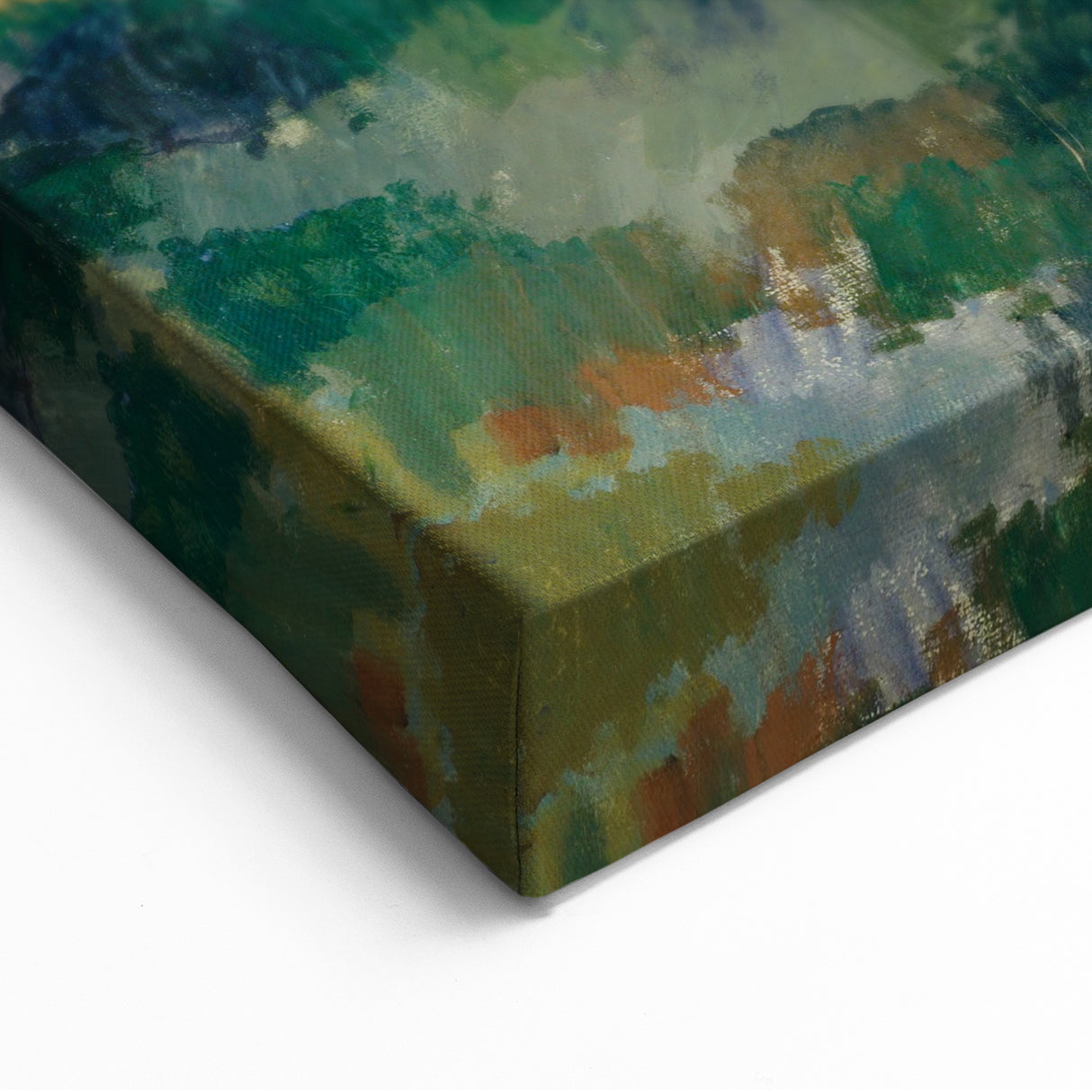 La Route Tournante à Montgeroult - Impressionist Art by Cézanne