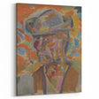 Expressionist Art Portrait – Vibrant Modern Expressionism Canvas Print