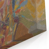 Expressionist Art Portrait – Vibrant Modern Expressionism Canvas Print