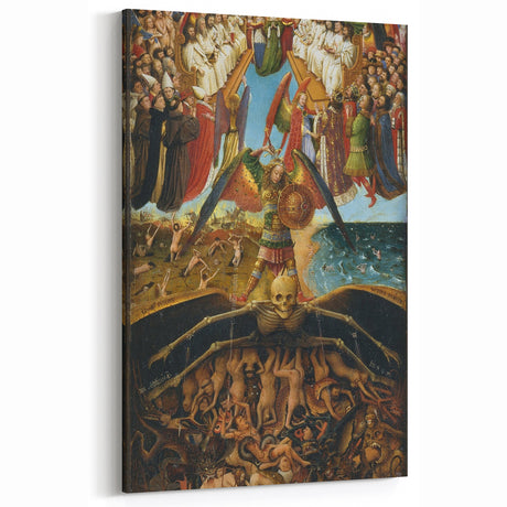 Renaissance Art Prints: Van Eyck's Crucifixion and Last Judgment Decor