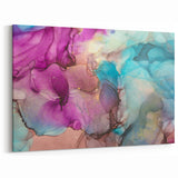 Dynamic Abstract Splatter Art - Vibrant Spots Canvas in Modern Design