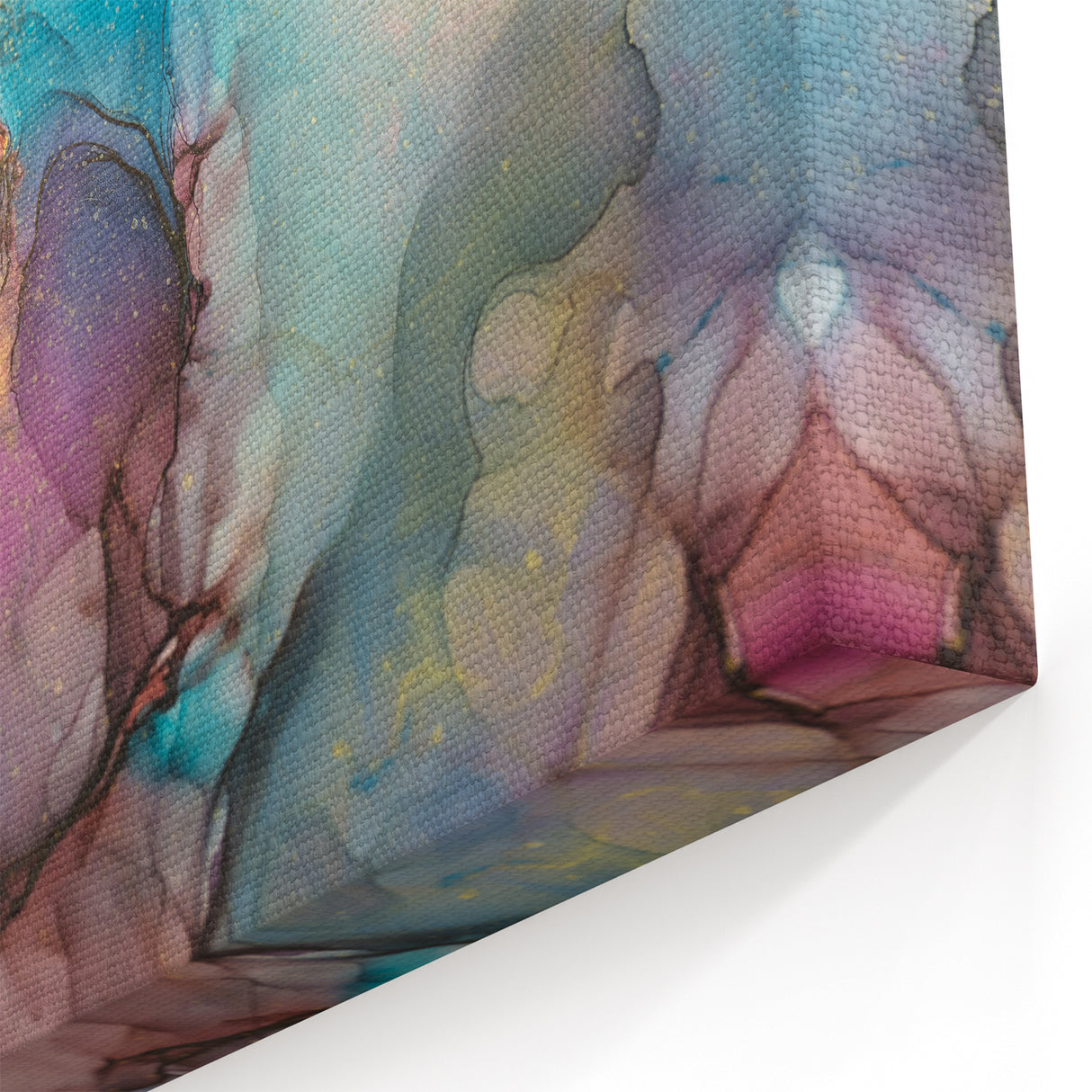 Dynamic Abstract Splatter Art - Vibrant Spots Canvas in Modern Design