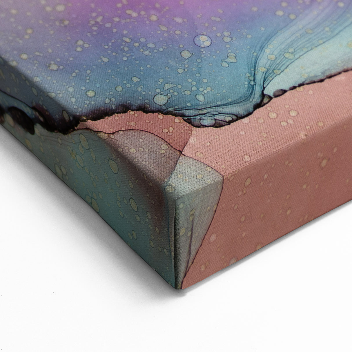 Dynamic Abstract Splatter Art - Vibrant Spots Canvas in Modern Design