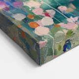 Soft Pastel Abstract Splatter Art - Dreamy Spots Canvas Wall Decor