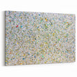 Shimmering Abstract Splatter Art - Glittering Multicolor Canvas Decor