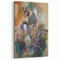 Expressive Abstract Splatter Art - Earthy Multicolor Modern Canvas Decor