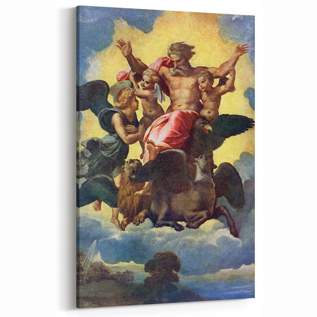 Renaissance Art Prints - Raphael’s Ezekiel’s Vision (1518)