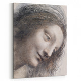 Leonardo da Vinci: The Head of the Virgin Renaissance Art Print