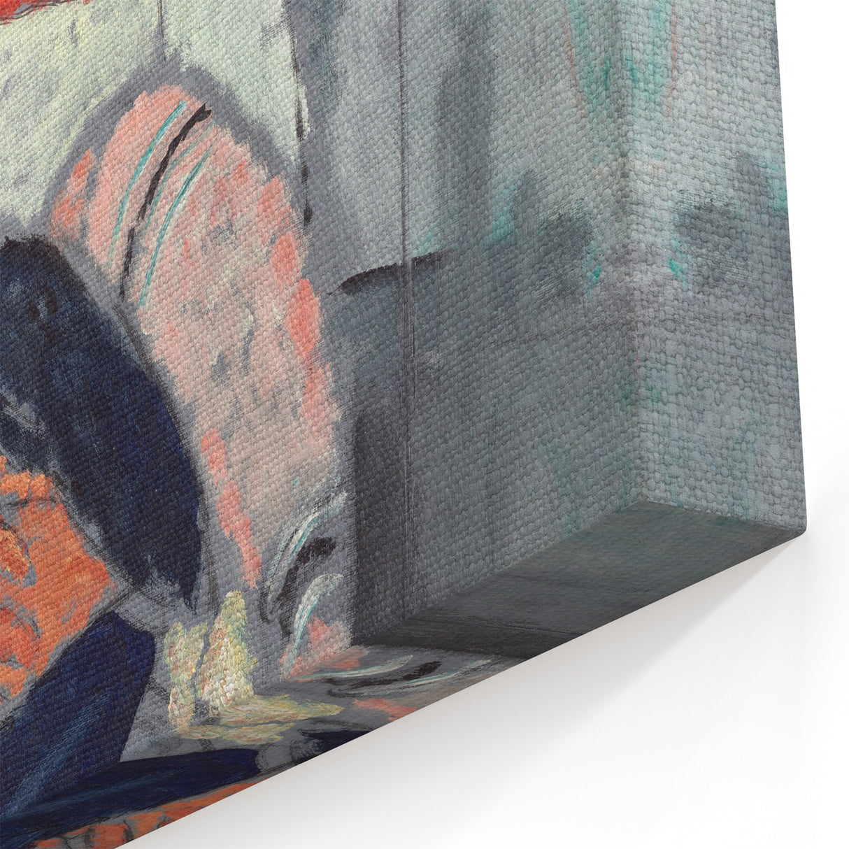Modern Wall Art - Abstract Portrait of Gypsy Woman with Baby