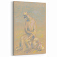 Modern Wall Art - Abstract Pastel Portrait of an Emigrant
